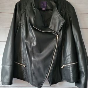 Amaryllis Faux Leather Jacket 2X